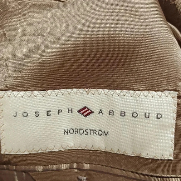 Joseph Abboud Mens Suit Jacket Lihht Brown 41R - Picture 9 of 9